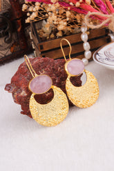 Rose Quartz Earrings